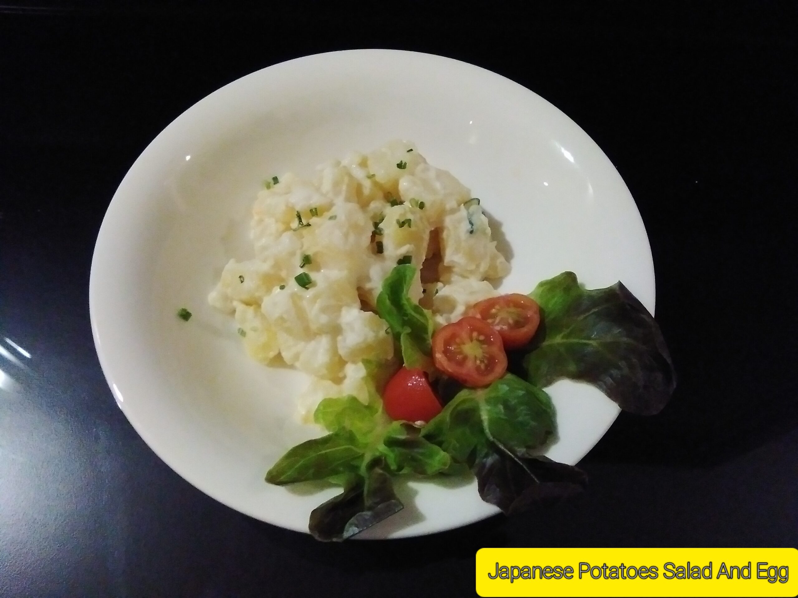 Japanese Potatoes Salad And Egg