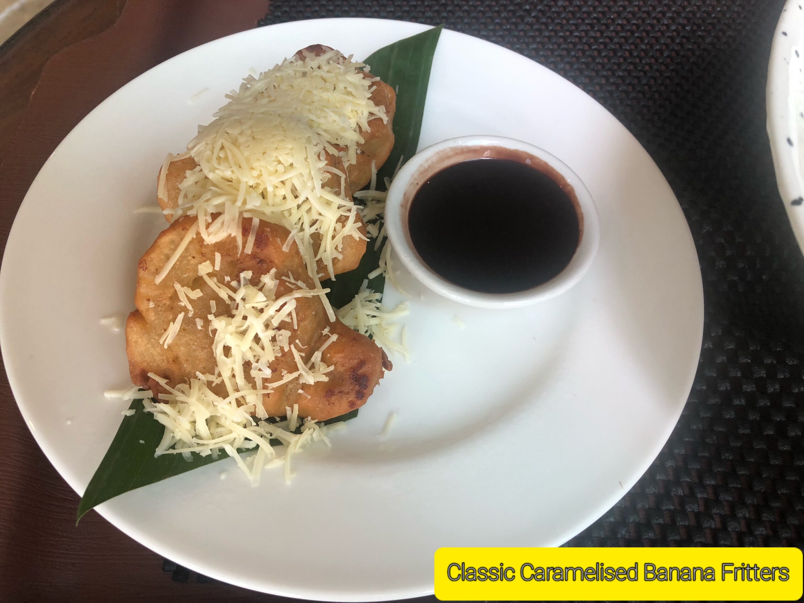 AYANA Classic Caramelised Banana Fritters